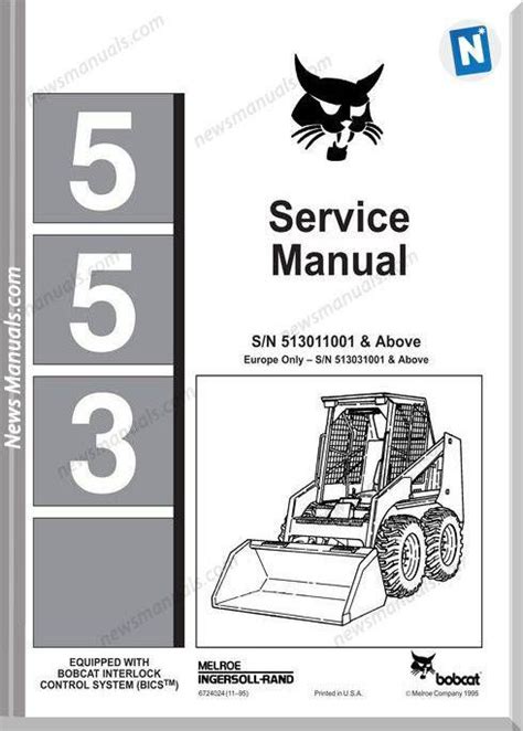 bobcat 553 service manual